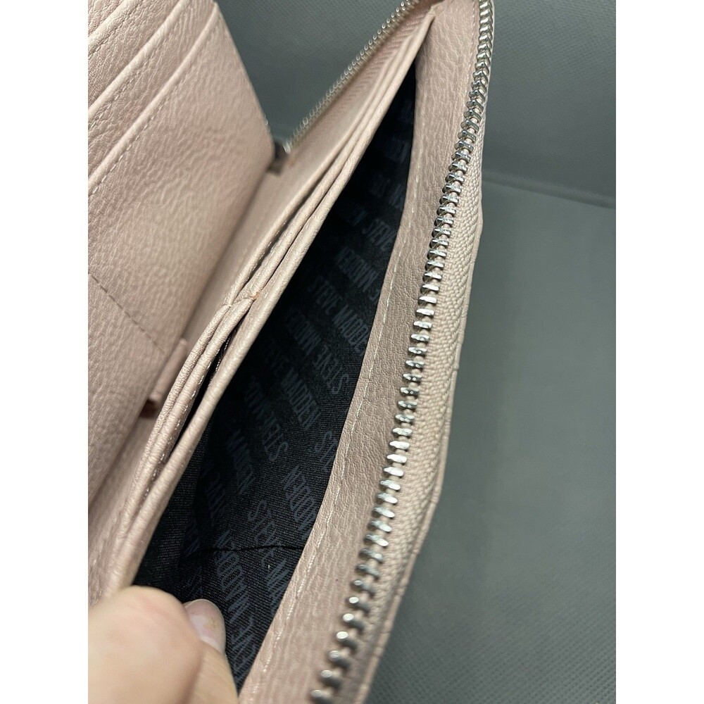 Steve Madden Light Pink Zip Around Wristlet Wallet H49 - Picture 6 of 6